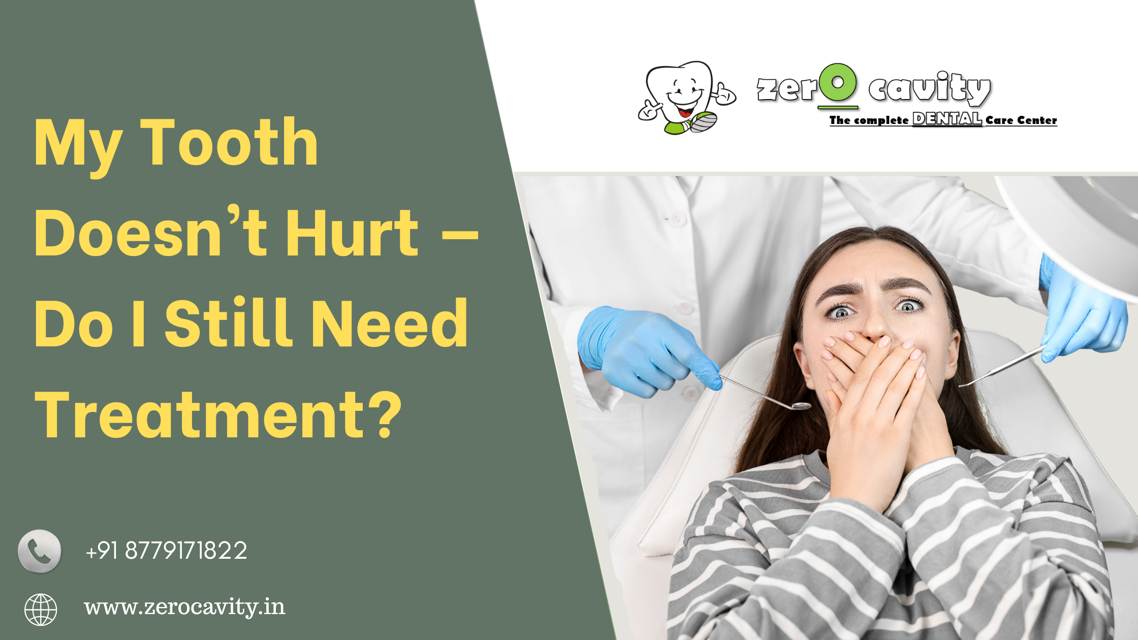 My Tooth Doesn't Hurt &mdash; Do I Still Need Treatment?
